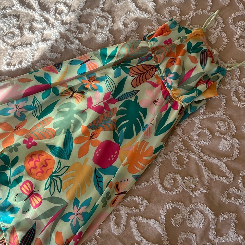 H&M girls tropical dress size 6x
